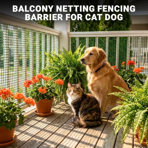 DoCred 3.28' x 82' Plastic Garden Fence Roll with Thicke Stakes, Green | Reusable HDPE Temporary Fence with 15Pcs 3.77FT Posts, Portable Chicken Dog Fence Barrier, Construction Snow Protection - color: Green, size: 39.4in x 82ft-Square Grid