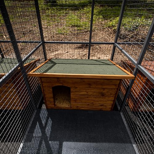 MSI Heavy Duty 42in. x 72in. Black Rubber Horse Stall Flooring Mat - size: 42"L x 42"W x 0.8"Th