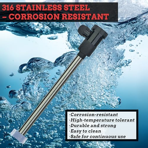 3500W 240V Immersion Water Heater with WiFi Timer & Temp Control – Portable Submersible Heater for Hot Tub, Baptistry, Inflatable Pool, Baptismal Pool, Spa, Above-Ground Pool & Bathtub