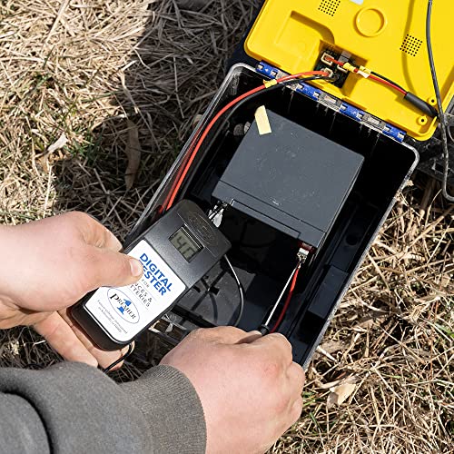 Premier 1 Dual Electric Fence & 12V Battery Digital Voltage Tester | Checks energizer, fence & 12V battery voltage in one device. Simplifies troubleshooting. No need for separate testers.
