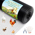 PVC Coated Welded Wire Fence,1 inch 24 in x 100 ft,Chicken Wire,Black Metal Fence Mesh Wire Roll,Garden Fencing Welded Wire Mesh for Pet Enclosures,Vegetable,Poultry and Agricultural Use - color: Black, size: 1"x1" 24inx100ft