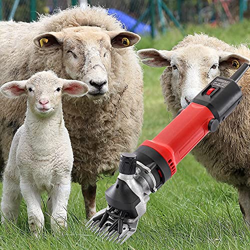 550W Professional Electric Sheep Clipper, 6 Speeds Heavy Duty Dog Shears for Thick Fur - color: 1.sheep Shears