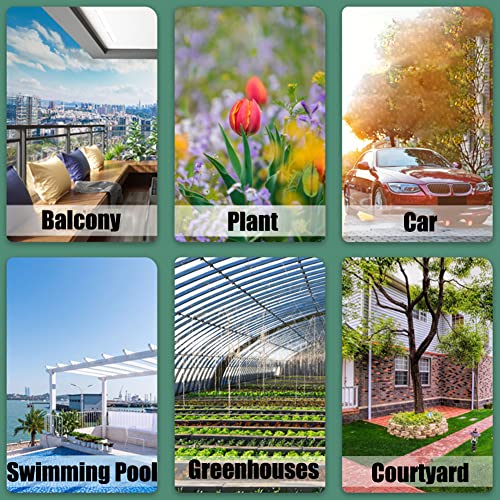 90% Plant Shade Cloth 2 Ft × 3.3 Ft Greenhouse Shade Cloth for Protect Vegetable Plants Fruits Flowers Crops - Blue - color: Blue, size: 2 FT x 3.3 FT