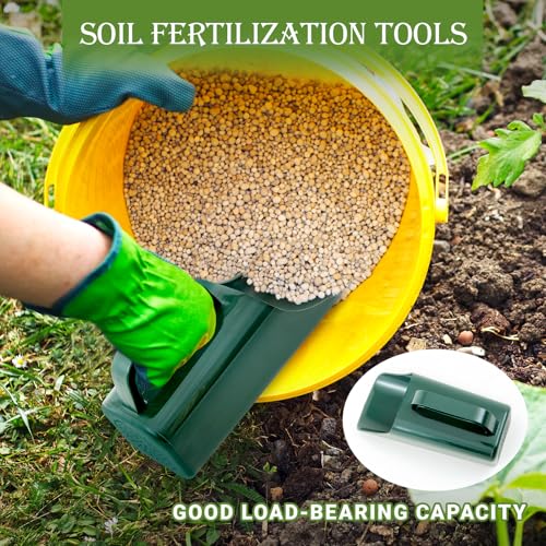 3 Pack Plastic Garden Scoop Soil Sifter Cultivation Potting Scoop Garden Tool Bucket Hand Shovel for Digging Up or Transporting Scoops of Soil for Flower, Vegetable, Plants Care