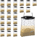 Flies Be Gone Fly Trap – Disposable Outdoor Fly Trap, Protein-Powered Attractant for Farms, Ranches & Patios – Hanging Fly Catcher, Fast Fly Infestation Control for Livestock & Backyards (50-Pack) - size: 50 Traps