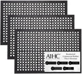 A1 Home Collections Anti Fatigue Mat, 0.6" Thick Heavy Duty Rubber Floor Mat with Drainage Holes - Non-Slip Kitchen, Bar & Restaurant Mat, 36x60 in (3 Pack) - size: 3 Pack - 60"L x 36"W x 0.6"Th