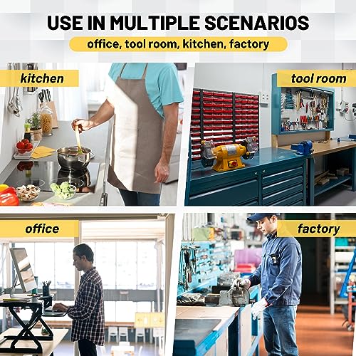 Timgle Anti Fatigue Mat 23.6" X 35.4", Diamond Plate Non Slip, 7/8" Thick | Heavy Duty Vinyl for Industrial Work Stations, Ergonomic Cushion Relieves Fatigue, Warehouse Factory Floor, Yellow Border - size: 36"L x 24.2"W x 0.8"Th