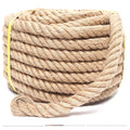 Rope 1 Inch 25 Feet Jute Rope, Heavy Duty Jute Rope,Natural Hemp Rope, Twisted Hemp Rope for Crafts, Gardening, Bundling, Climbing, Hammock, Nautical, Tug of War, Railings, Home Decorating - size: 25Ft, style: 1 Inch