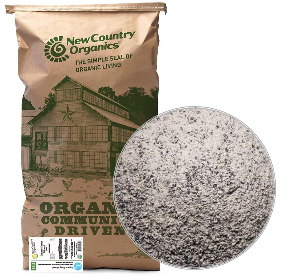New Country Organics | Healthy Sheep Kelp Based Minerals for Sheep | Certified Organic and Non-GMO | 40 lbs