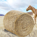 Round Bale Hay Net for Horses-5x5ft Size, Nylon Net with 1.75 Inch Holes | Thick & Durable Round Bale Hay Net for Horses - 5x5ft, Slow Feed Hay Nets for Horses and Goats - Healthier Feeding Solution