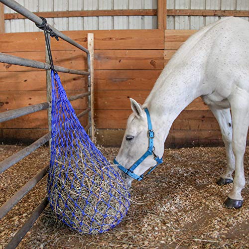 Majestic Ally Hay Net, Set of 2, Length - 54”, Holes 3"x3" for Horses - color: Light Green