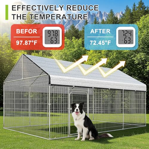 SUNNY GUARD 99% Aluminum Sun Shade Cloth, 10x20FT Heat Reflective Tarp | Reflective Aluminum Shade Cloth Blocks 99% Sunlight, Reduces Heat Buildup, and Keeps Gardens, Greenhouses and Cars Cooler - color: Sliver-99% Shade, size: 10x20FT