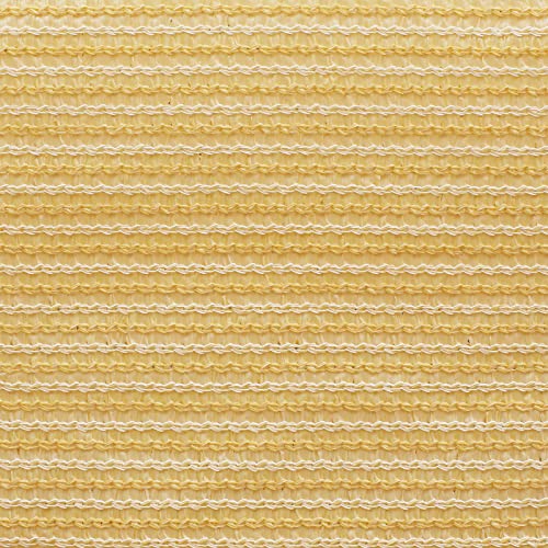 Shatex 90% Sun Shade Fabric, 12x16ft Sun-Block Net Mesh Shade with Clips for Pergola Cover Porch Vertical Screen, Beige - size: 12x16ft with Clips - Beige