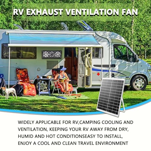 HNRLOY Solar Exhaust Fan,Solar Panel with 3 Ventilation Fans Kit,Solar Powered Fan for Shed,Chicken Coop,Attic & Greenhouse Intake or Exhaust Air,3500RPM, 15FT Cord,IP67 Waterproof - size: 3 Solar Fan Kit