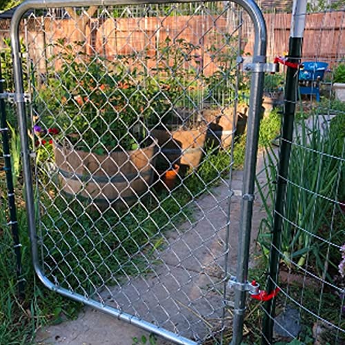 T-Post Gate Hinge Pins - Hang a gate of Any Farm or Garden from a Metal T Post - Outdoor Chain Link Fence Gate Hinges, Set of 2