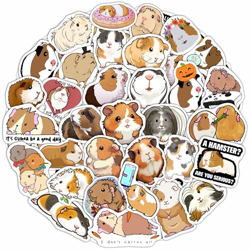 100Pcs Guinea Pig Stickers - Guinea Pig Party Supplies, Gifts for Women & Men - color: Guinea Pig Stickers