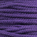 Twisted Natural Cotton Rope - 1/4 Inch - Solid Colors - Available in Lengths of 10 Feet, 25 Feet, 50 Feet, and 100 Feet - color: Purple, size: 10 feet