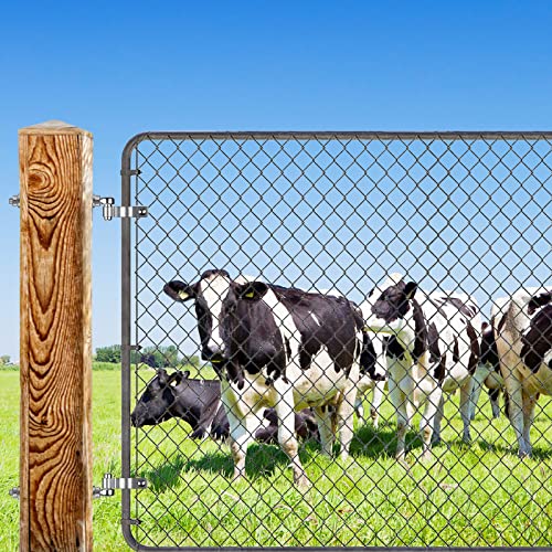 Insaga J Bolt Gate Hinge, 304 Stainless Steel Farm Gate Hinges, M12 x 10'' Gate Hinge Bolt 5/8'' for Chain Link Fence/Farm/Wooden Fence/Driveway, Supports up to 500lbs, 2pcs - color: M12-10''-2PCS