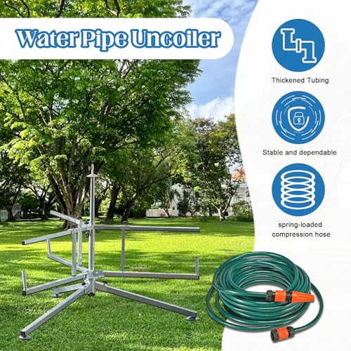 Pex Piping Uncoiler, Pipe Reel Dispenser for 3/8" to 1", Pex Tube Uncoiler Suitable for Pipes, Radiant Potable Water, Floor Heating Pipes
