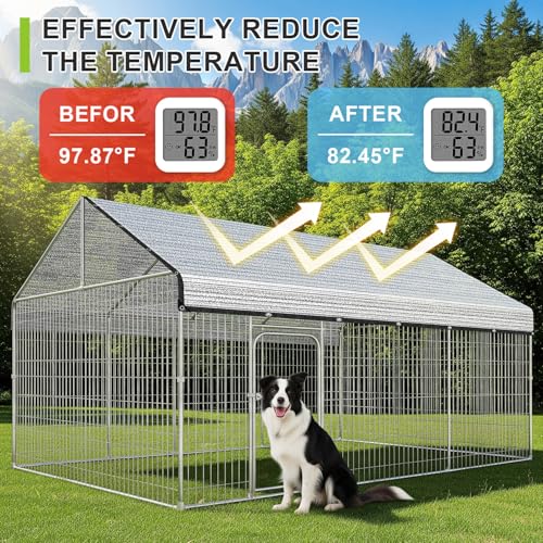 SUNNY GUARD 85% Aluminum Sun Shade Cloth, 20x20FT Heat Reflective Tarp | Reflective Aluminum Shade Cloth Blocks 85% Sunlight, Reduces Heat Buildup, and Keeps Gardens, Greenhouses and Cars Cooler - color: Sliver-85% Shade, size: 20x20FT