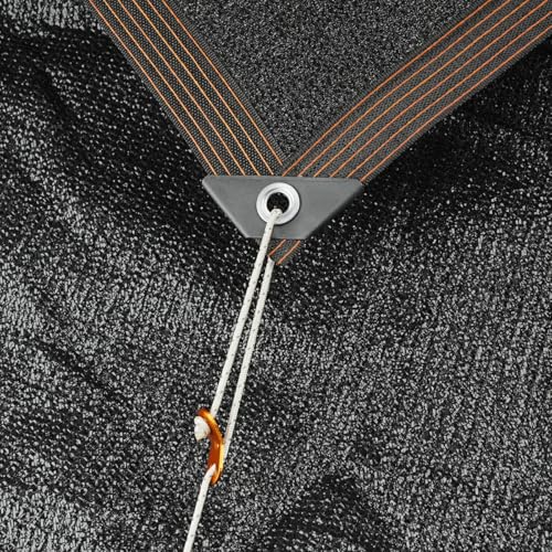 Shade Cloth for Garden 10 * 20FT, 70% Sunblock Mesh Tarp & Outdoor Sun Shade with Grommets, Sun Shade Outdoor Cover, Plant Covers Freeze Protection for Greenhouse, Kennel, Lawn, Patio Black - color: black, size: 10*20FT