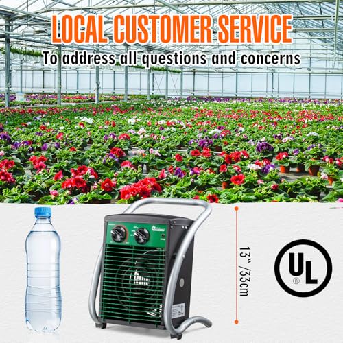 DR. INFRARED HEATER DR218-1500W Greenhouse Garage Workshop Infrared Heater, 1500-watt - size: 13 Inches