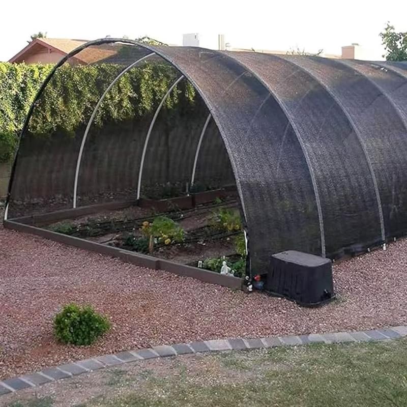 60% Shade Cloth Roll 6ft x 100ft - HDPE Sun Shade Fabric Roll, UV Block Cuttable Shade Mesh for Garden, Greenhouse, Patio, Pergola - Black Outdoor Sunblock Shade Netting - size: 6 x 100 ft