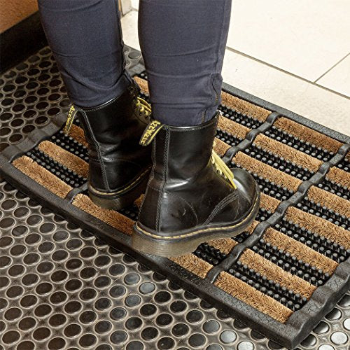 Ninamar Mud Scrubber Tray Mat – 24 x 16 inch - size: 1'4" x 2' (Rectangular)