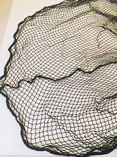 KNOTLESS Heavy Duty 5mm Thick Round Bale Slow Feed Hay Net 6x6 (Hole_Size_2.5 inches) - size: Hole_Size_2.5"