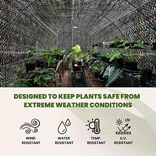 6 x 100 FT 40% Shade Cloth Roll Black | Black HDPE UV Resistant Breathable Eyelets Sun Protection for Greenhouse Garden Fence Pergola Patio Flower Plant Kennel - size: 6'x100ft - 40% - BLK