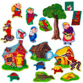 Three Pigs Basic Precut Felt Pieces, 20 Pieces Set