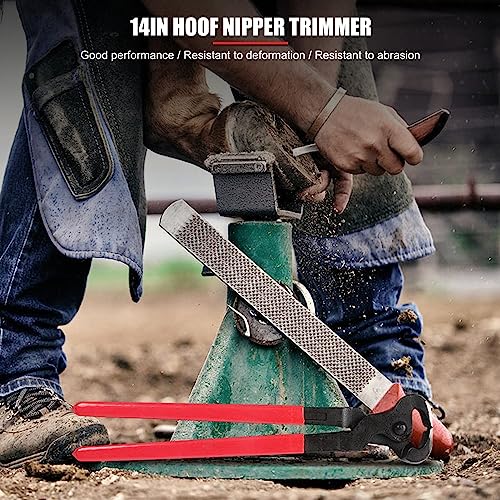 Hoof Nipper Trimmer 14in Hoof Clippers Horseshoe Pliers Hoof Trimming Tools Horse Equipment Equestrian Supplies
