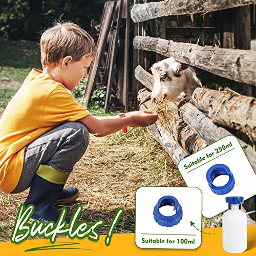 NEWTRY 5ml Livestock Syringe Adjustable Continuous Syringe with 10 Needles | Semi Automatic Syringe Adjustable Poultry Gun Stainless Steel with 10 Needles for Horse Sheep Cattle