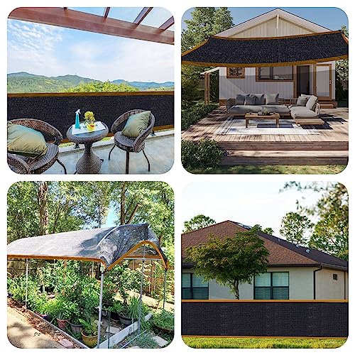 Shade Cloth - for Plants Greenhouse, 70% Sunblock Shade Sails -for Outdoor Garden Pergola Patio Lawn Sun Shade Cloths for Kennel Chicken Coop Easier to Hang Plant Shade Net Cover - size: 3'x20'