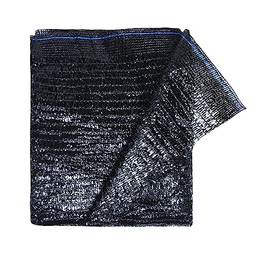 50% Shade Cloth for Garden, 10x12FT Black Sun Shade Cover | HDPE Fabric, Mesh Tarp without Grommets for Plants, Greenhouse, Patio, Chicken Coop - size: 10FT x 12FT