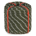 1/2 Inch Arborist Rigging Rope (150 Ft) - Green Double Braid Polyester Tree Rope & Bull Rope, Camouflage Utility Line - 48 Strand High Tensile Strength - size: 1/2 In x 150 Ft, style: Green