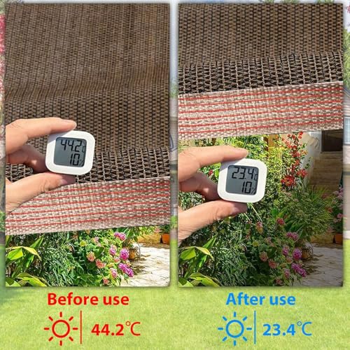 90% Shade Cloth Sun Shade Fabric Privacy Screen Shade Cover for Patio Garden Pergola Shade Cover Canopy with Gromments（Mocha 20 x 30 FT ） - color: Mocha, size: 20 x 30 FT