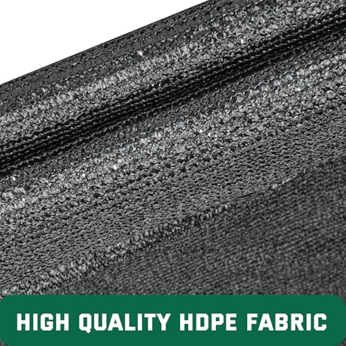 Kesfitt 70% Shade Cloth 12x12 ft, Breathable HDPE Mesh Sun Shade Tarp for Garden & Greenhouse, UV Resistant Outdoor Shade Fabric with Copper Grommets for Plants, Patio, Yard - size: 12ftx12ft, style: 70% Shading Rate