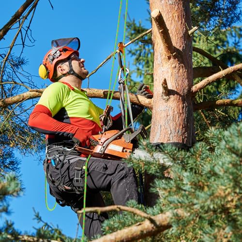 Arborist Rope 5/8in Climbing Rope Tree Rope for Outdoor Climbing Swing Sailing Halyard - style: Green1