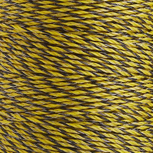 Zareba 1320 ft Polywire - 400 M Electric Fencing - Weather Resistant, Highly Visible Poly wire - Easy to Install, Repair, Slice - PW1320Y6-Z - size: 1 Pack