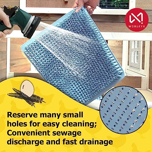 Washable Chicken Nesting Pads for Laying Eggs, Silicone Nesting Pads -2Pack - size: 2PCS