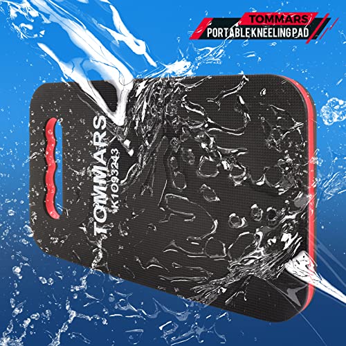0.9 Inch Thick Mechanic Kneeling Pad, 15.55 x 9.25 Inches | High-Density PE Foam Knee Cushion with Double-Sided Nonslip Surface and Carry Handle for Gardening, Yard Work and Repairs - size: 9.25in Length-Unfodable