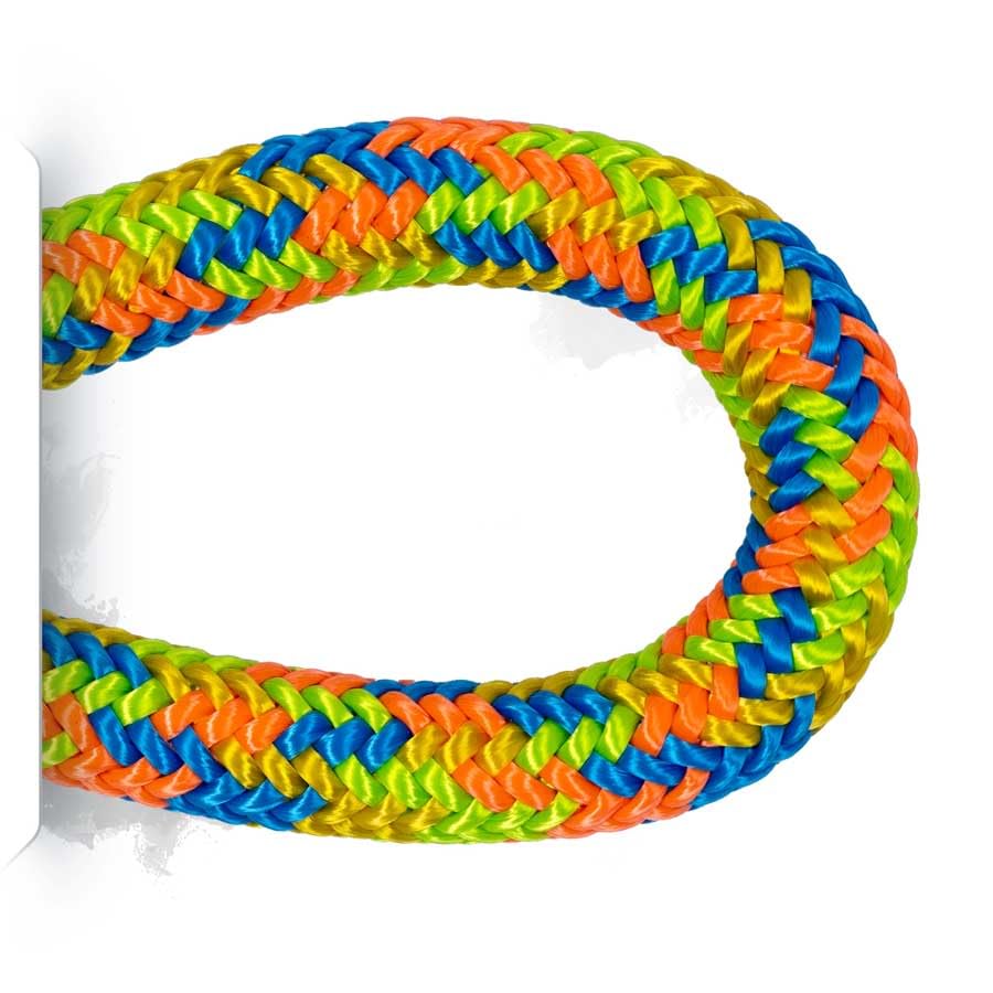 Arborist Rope 11.8mm x 200Ft, USA Made High-Strength 24-Strands Static Climbing Rope - 5,400 lb Strength for Tree Climbing, Pulling, Outdoors & Swing - Viper, Tight Spliced Eye