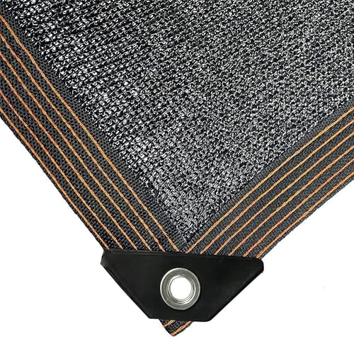 winemana 20x48 FT Black Shade Cloth, 70% UV Resistant Mesh Tarp with Reinforced Grommets, Breathable Sun Shade Net for Garden, Greenhouse, Patio Plants and Animal Coop Cover - size: 70%-20 FT x 48 FT