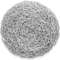 VEVOR Proof Coil Chain, 5/16" x 92', 1667 lbs Safe Working Load, Zinc Plated Proof Tested Coil Chain with Two Quick Links, Galvanized Carbon Steel Link Chain for Towing, Hanging, Camping, Pet Towing - size: 5/16 Inch x 92 Ft