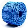 3142lbs Heavy Duty PP/Polyester/Nylon Rope, Blue, 3/8inX98FT | Weather-Resistant & Waterproof Rope for Pool, Camping, Construction & Rigging Applications - color: Blue, size: 3/8in X 98FT