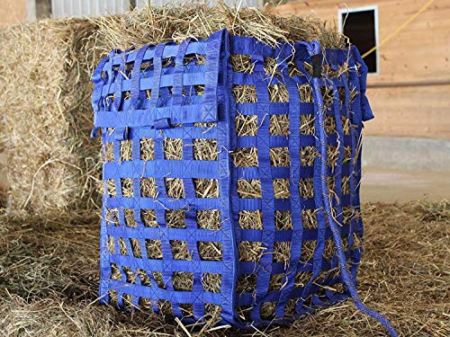 Derby Originals Natural Grazer Patented Four Sided Slow Feed Horse Hay Bag with One Year Warranty - color: Red