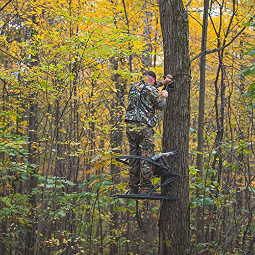 Hunter Safety System Rope Style Treestrap: 9' Hunting Safety Strap with Prussik Knot for Climbing & Treestand Security - style: 1-Pack