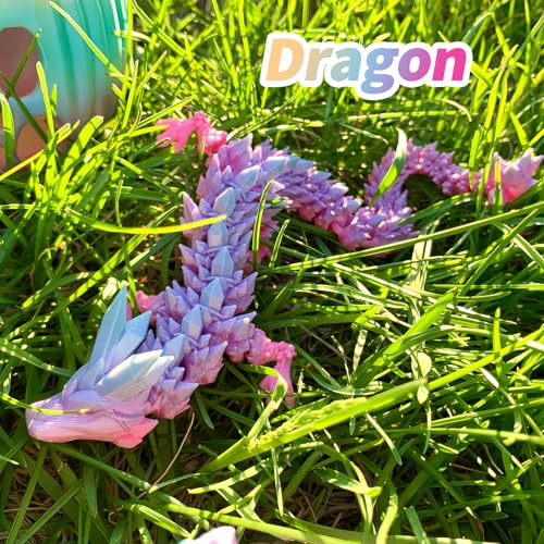 5 Pcs，12" 3D Printed Rainbow Dragon Eggs,Dinosaur Egg,Crystal Dragon Toys,Snake Eggs, Animals,Fidget Toy,Desk Executive Toy，Easter Eggs Basket Stuffers,Toys for Boys Kids Teen 5-7 4-6 8-12 - color: Tt-02
