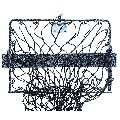 Tough 1 Hay Hoops Original Collapsible Wall Feeder w/Net - color: Black